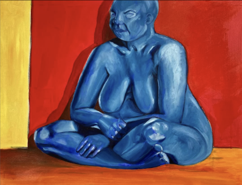 Watercolor painting of a person