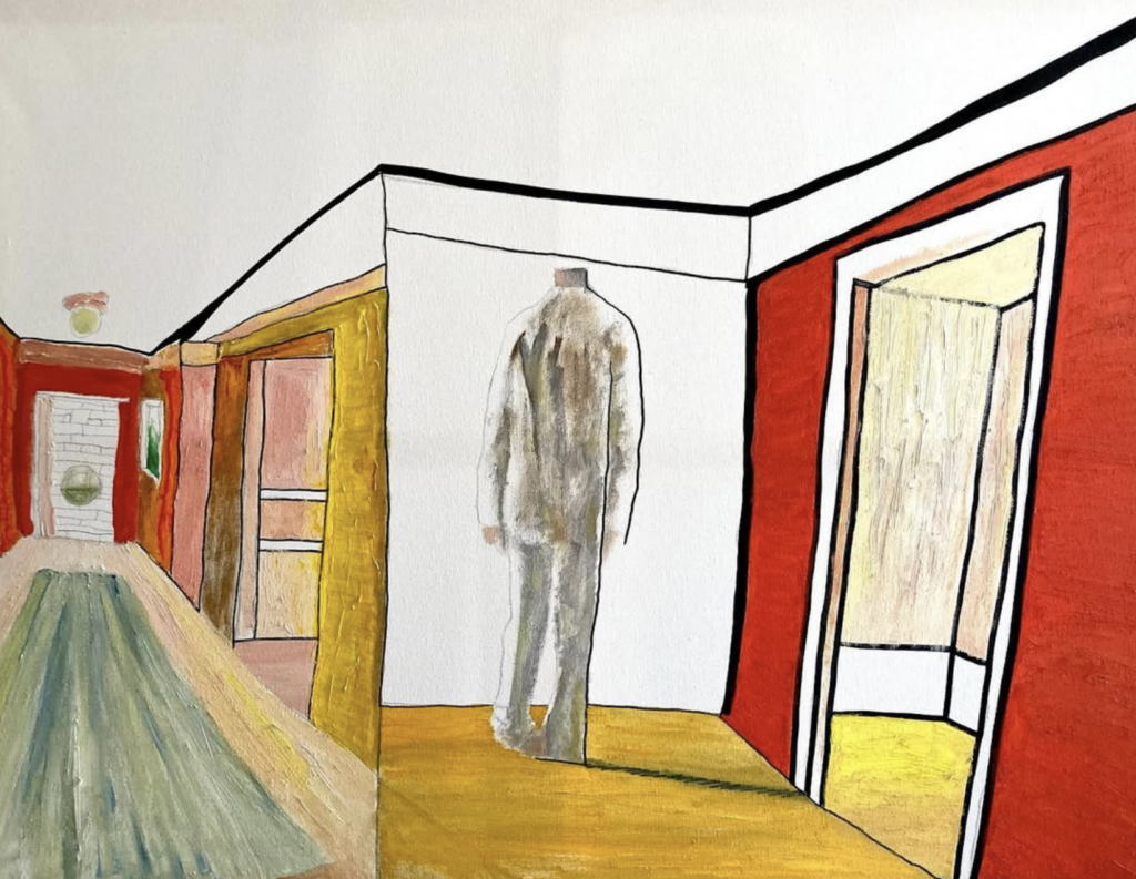 Painting of a room