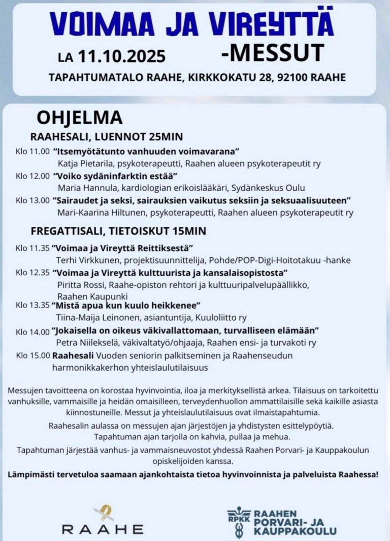 voimaa ja vireyttä